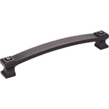 Jeffrey Alexander 585-160DBAC-160 Delmar 7-1/16" Zinc Cabinet Pull Brushed Oil Rubbed Bronze