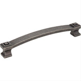 Jeffrey Alexander 585-160DP-160 Delmar 7-1/16" Zinc Cabinet Pull Distressed Pewter