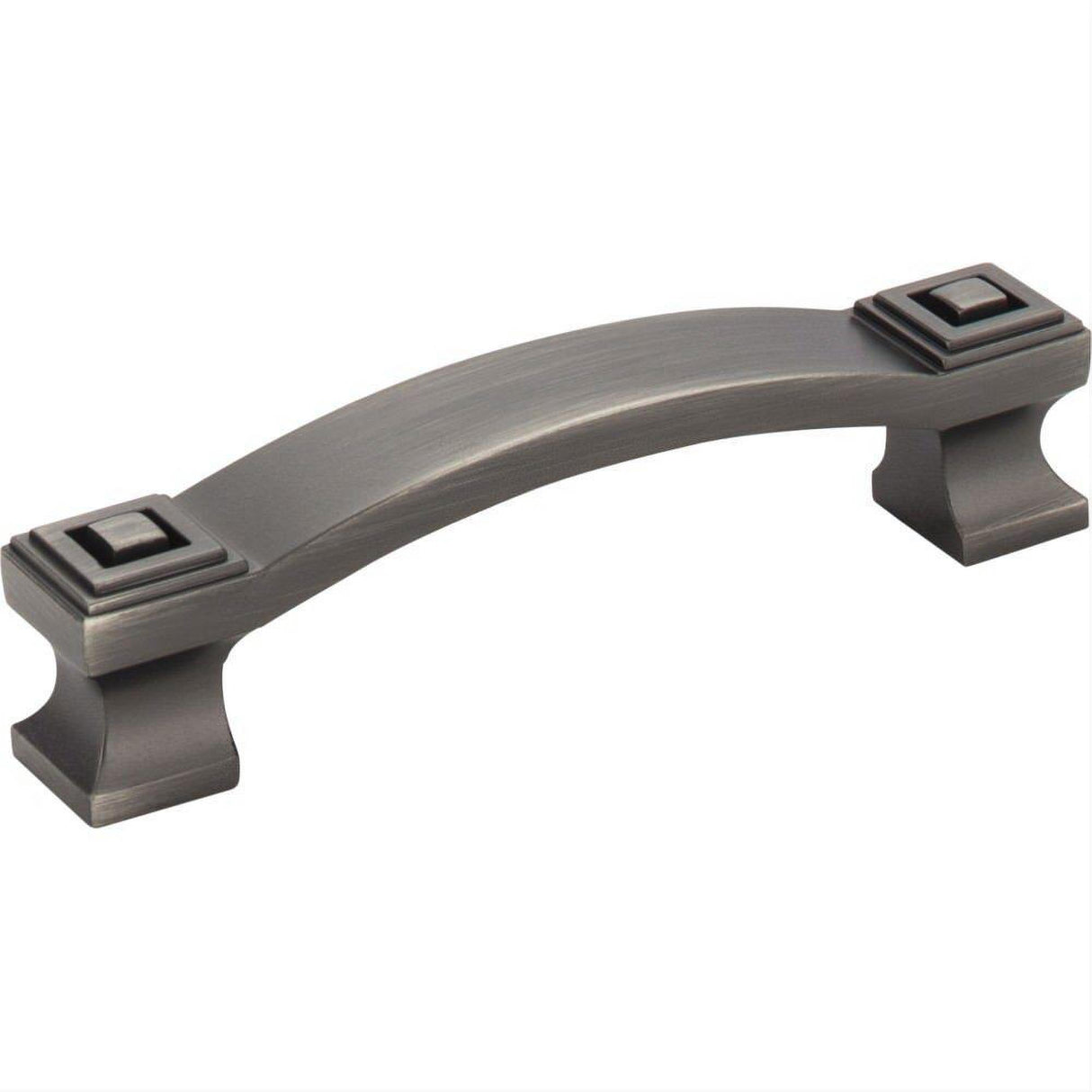 Jeffrey Alexander 585-96BNBDL-96 Delmar 4-1/2" Zinc Cabinet Pull Brushed Pewter