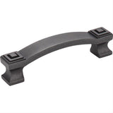 Jeffrey Alexander 585-96DACM-96 Delmar 4-1/2" Zinc Cabinet Pull Gun Metal