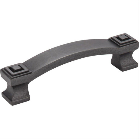 Jeffrey Alexander 585-96DACM-96 Delmar 4-1/2" Zinc Cabinet Pull Gun Metal