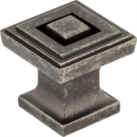 Jeffrey Alexander 585DP 585 Delmar 1" Zinc Cabinet Knob Distressed Pewter