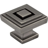 Jeffrey Alexander 585L-BNBDL Delmar 1-1/4" Zinc Large Cabinet Knob Brushed Pewter