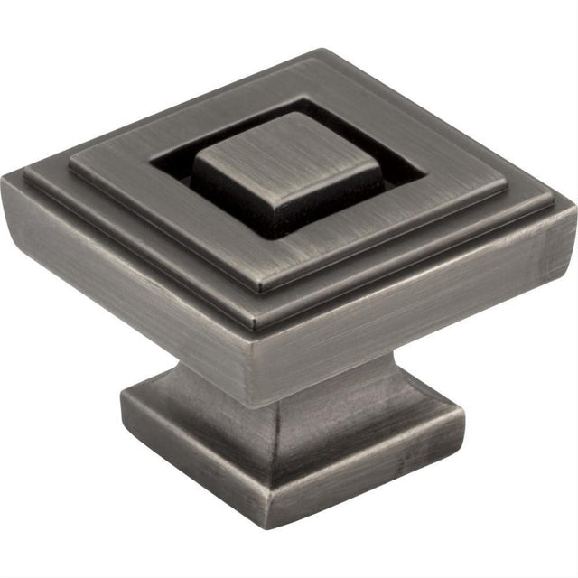 Jeffrey Alexander 585L-BNBDL Delmar 1-1/4" Zinc Large Cabinet Knob Brushed Pewter