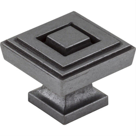 Jeffrey Alexander 585L-DACM Delmar 1-1/4" Zinc Large Cabinet Knob Gun Metal