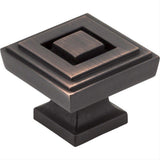 Jeffrey Alexander 585L-DBAC Delmar 1-1/4" Zinc Large Cabinet Knob Brushed Oil Rubbed Bronze