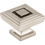 Jeffrey Alexander 585L-SN Delmar 1-1/4" Zinc Large Cabinet Knob Satin Nickel