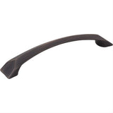 Jeffrey Alexander 595-128DBAC-128 Cairo 6-1/16" Zinc Cabinet Pull Brushed Oil Rubbed Bronze