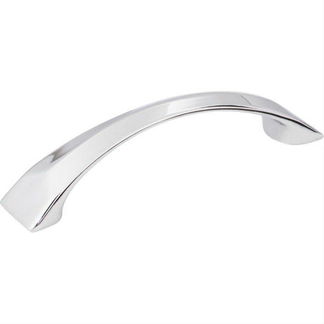 Jeffrey Alexander 595-96PC-96 Cairo 4-13/16" Zinc Cabinet Pull Polished Chrome