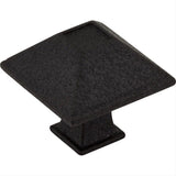 Jeffrey Alexander 602S-BLK Tahoe 1-1/4" Zinc Small Cabinet Knob Black