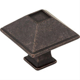 Jeffrey Alexander 602S-DMAC Tahoe 1-1/4" Zinc Small Cabinet Knob Distressed Oil Rubbed Bronze