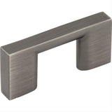 Jeffrey Alexander 635-32BNBDL-32 Sutton 2-1/4" Zinc Cabinet Pull Brushed Pewter