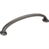 Jeffrey Alexander 650-128BNBDL-128 Hudson 5-5/8" Zinc Cabinet Pull Brushed Pewter