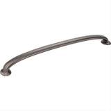 Jeffrey Alexander 650-12BNBDL-12 Hudson 13" Zinc Appliance & Cabinet Pull Brushed Pewter