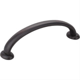 Jeffrey Alexander 650-96DBAC-96 Hudson 4-3/8" Zinc Cabinet Pull Brushed Oil Rubbed Bronze