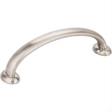 Jeffrey Alexander 650-96SN-96 Hudson 4-3/8" Zinc Cabinet Pull Satin Nickel