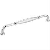 Jeffrey Alexander 658-12PC-12 Tiffany 13" Zinc Appliance & Cabinet Pull Polished Chrome