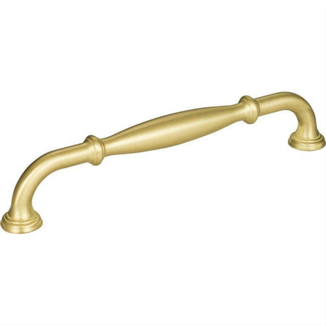Jeffrey Alexander 658-160BG-160 Tiffany 7-1/16" Zinc Cabinet Pull Brushed Gold