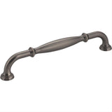 Jeffrey Alexander 658-160BNBDL-160 Tiffany 7-1/16" Zinc Cabinet Pull Brushed Pewter