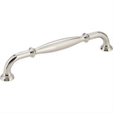 Jeffrey Alexander 658-160NI-160 Tiffany 7-1/16" Zinc Cabinet Pull Polished Nickel