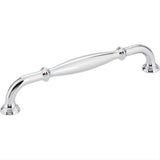 Jeffrey Alexander 658-160PC-160 Tiffany 7-1/16" Zinc Cabinet Pull Polished Chrome