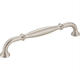 Jeffrey Alexander 658-160SN-160 Tiffany 7-1/16" Zinc Cabinet Pull Satin Nickel
