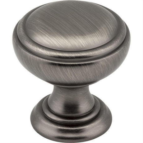 Jeffrey Alexander 658BNBDL 658 Tiffany Zinc Cabinet Knob Brushed Pewter