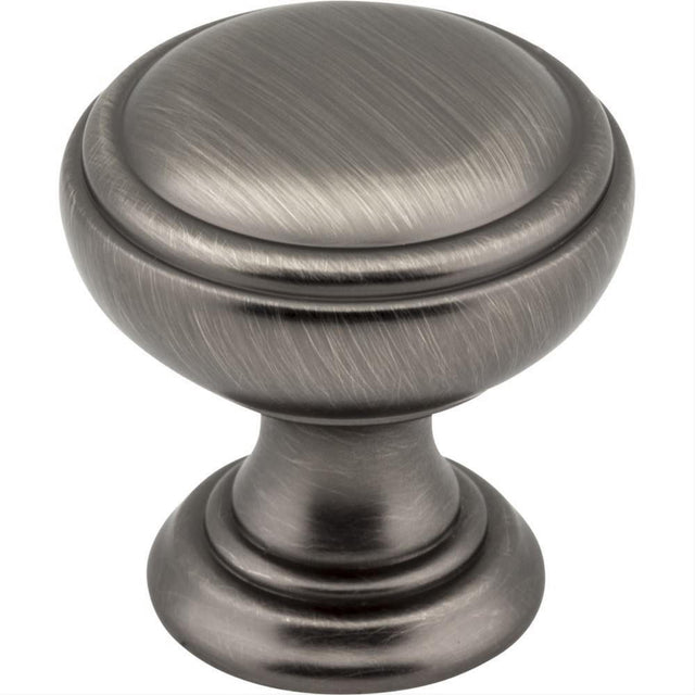 Jeffrey Alexander 658BNBDL 658 Tiffany Zinc Cabinet Knob Brushed Pewter
