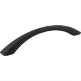 Jeffrey Alexander 678-128MB-128 Wheeler 6-1/4" Zinc Cabinet Pull Matte Black