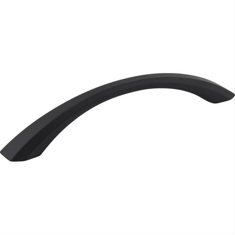 Jeffrey Alexander 678-128MB-128 Wheeler 6-1/4" Zinc Cabinet Pull Matte Black