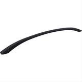 Jeffrey Alexander 678-18MB-18 Wheeler 20-1/4" Zinc Appliance & Cabinet Pull Matte Black