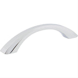 Jeffrey Alexander 678-96PC-96 Wheeler 5" Zinc Cabinet Pull Polished Chrome
