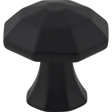 Jeffrey Alexander 678MB 678 Wheeler Zinc Cabinet Knob Matte Black