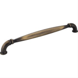 Jeffrey Alexander 737-12ABSB-12 Chesapeake 12-15/16" Zinc Appliance & Cabinet Pull Antique Brushed Satin Brass