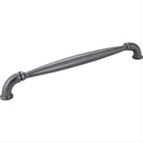 Jeffrey Alexander 737-12DACM-12 Chesapeake 12-15/16" Zinc Appliance & Cabinet Pull Gun Metal