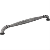 Jeffrey Alexander 737-12SIM-12 Chesapeake 12-15/16" Zinc Appliance & Cabinet Pull Distressed Antique Silver