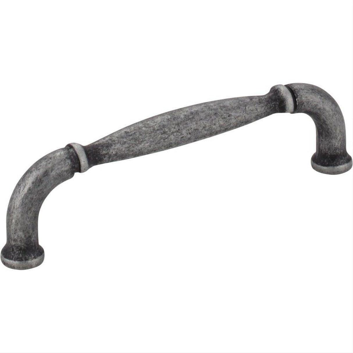 Jeffrey Alexander 737-96SIM-96 Chesapeake 4-1/4" Zinc Cabinet Pull Distressed Antique Silver