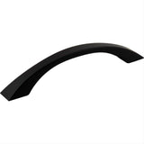 Jeffrey Alexander 767-128MB-128 Philip 6-5/16" Zinc Cabinet Pull Matte Black
