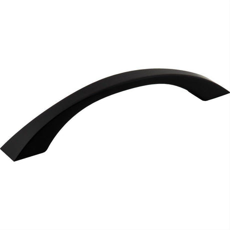 Jeffrey Alexander 767-128MB-128 Philip 6-5/16" Zinc Cabinet Pull Matte Black