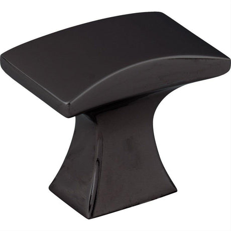 Jeffrey Alexander 767MB 767 Philip Zinc Cabinet Knob Matte Black