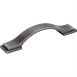 Jeffrey Alexander 80152-96BNBDL-96 Mirada 5-9/16" Zinc Cabinet Pull Brushed Pewter