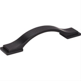 Jeffrey Alexander 80152-96MB-96 Mirada 5-9/16" Zinc Cabinet Pull Matte Black