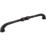 Jeffrey Alexander 818-12DBAC-12 Bella 13-1/8" Zinc Appliance Handle Cabinet Pull Brushed Oil Rubbed Bronze