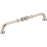 Jeffrey Alexander 818-160NI-160 Bella 6-15/16" Zinc Cabinet Pull Polished Nickel