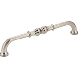 Jeffrey Alexander 818-160SN-160 Bella 6-15/16" Zinc Cabinet Pull Satin Nickel