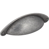 Jeffrey Alexander 8233SIM 8233 Lyon 4-15/16" Zinc Cabinet Pull Distressed Antique Silver