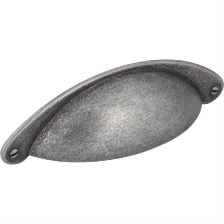 Jeffrey Alexander 8233SIM 8233 Lyon 4-15/16" Zinc Cabinet Pull Distressed Antique Silver