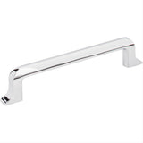 Jeffrey Alexander 839-128PC-128 Callie 6-1/4" Zinc Cabinet Pull Polished Chrome