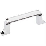 Jeffrey Alexander 839-3PC-3 Callie 4-3/16" Zinc Cabinet Pull Polished Chrome