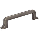 Jeffrey Alexander 839-96BNBDL-96 Callie 4-15/16" Zinc Cabinet Pull Brushed Pewter
